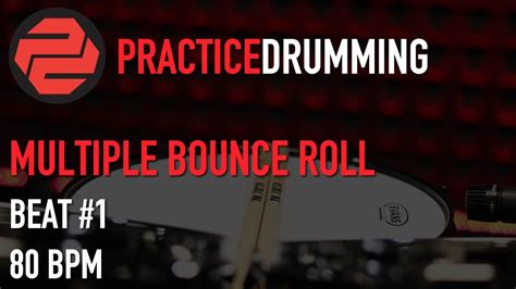 Multiple Bounce Roll Buzz Roll Beat 1 80 BPM Drum Beats Free