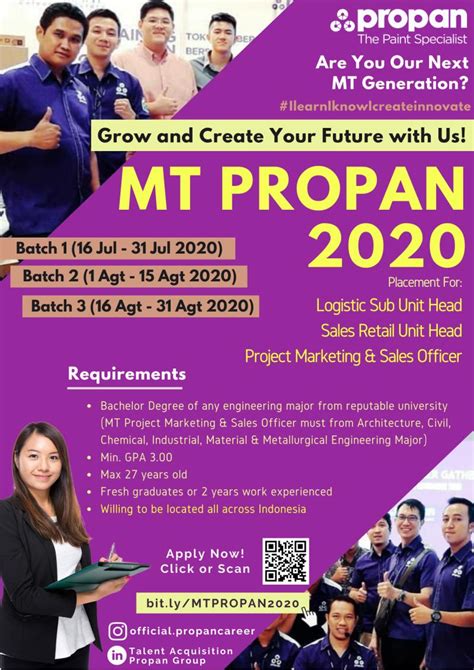 Lowongan Kerja PT Propan Raya ICC Management Trainee Tahun 2020