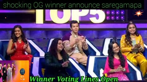 Saregamapa Session 2023 Shocking OG Winner Announced Saregamapa