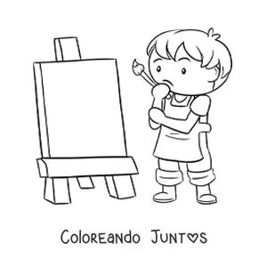 30 Dibujos De Pintores Para Colorear Gratis Coloreando Juntos