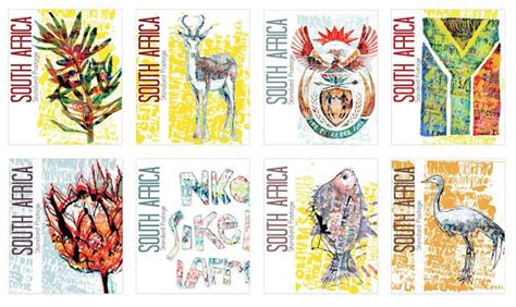 South African National Symbols Stamps Stamp Stamp Design Poster Prints