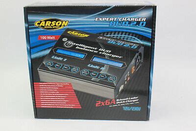 Carson 500608190 Expert Charger Duo 2 0 Dual Ladegerät 2x 6A Lipo NiMH