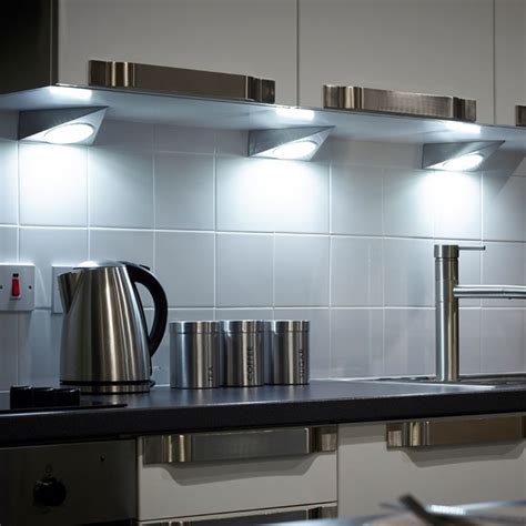 Gx53 Led Triangle Under Cabinet Spotlight Modern Under Cabinet