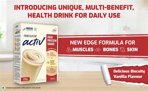 Nestlé Resource Activ High Protein Shake with New Edge Formula