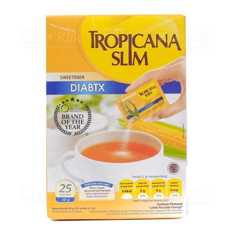 Jual K Benowo Tropicana Slim Sweetener Diabtx Sachet Per Box