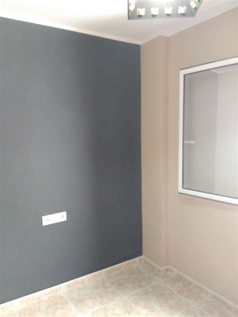 Pintura Gris Grafito Idea Habitación Decoración De Habitación Gris