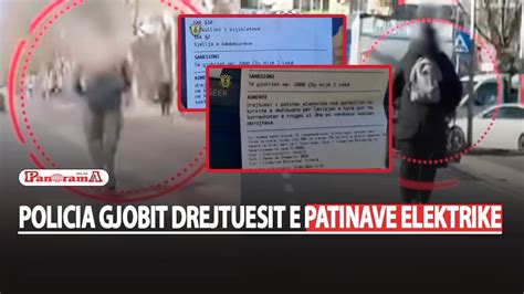 Pa kaskë dhe në korsi jo të dedikuara për to policia gjobit drejtuesit