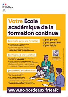 Lecole Acad Mique De La Formation Continue Acad Mie De Bordeaux