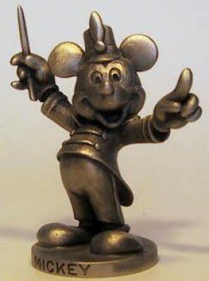 Mickey Mouse As The Band Leader Pewter Figure From Our Schmid Bros