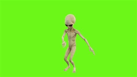 Alien Dancing. Loopable Animation On Stock Footage Video (100% Royalty ...