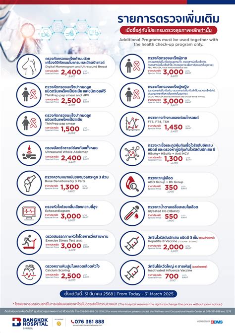 Health Checkup Programs Bangkok Hospital Siriroj