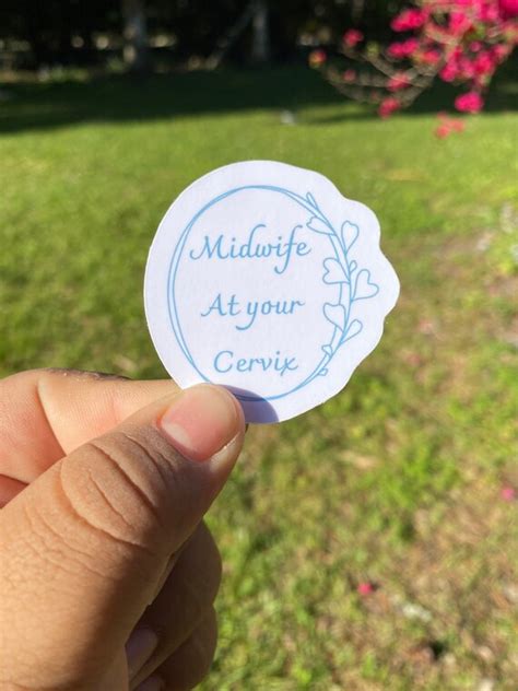 Midwife At Your Cervix Sticker Etsy