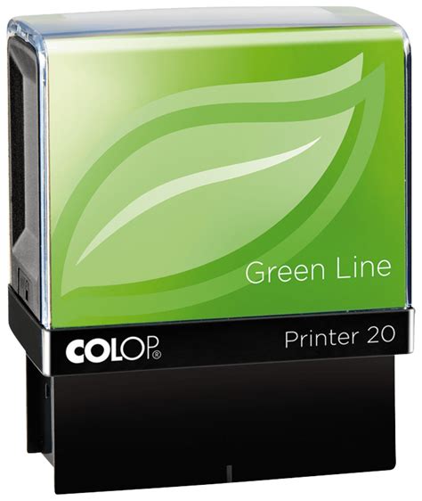 Colop Printer 20 Green Line Timbre Texte Rectangulaire