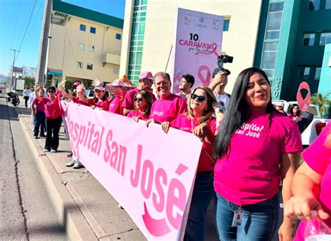 Caravana Por La Vida Pinta De Rosa Las Calles De Hermosillo Desde