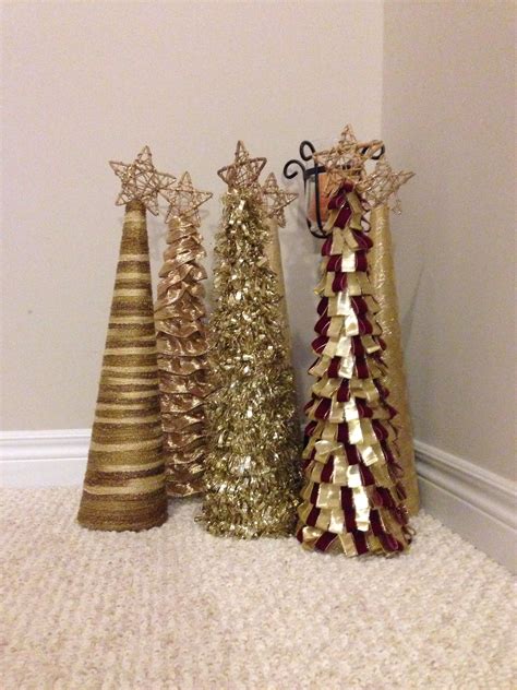 Styrofoam Cone Christmas Trees For Festive Table Centerpieces