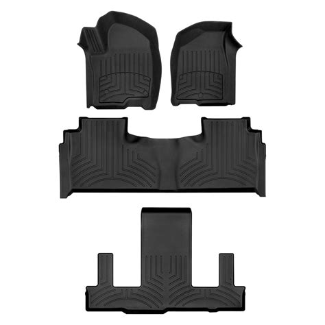 Weathertech® 441632 1 2 3im 1st 2nd And 3rd Row Black Hp Floor Liners