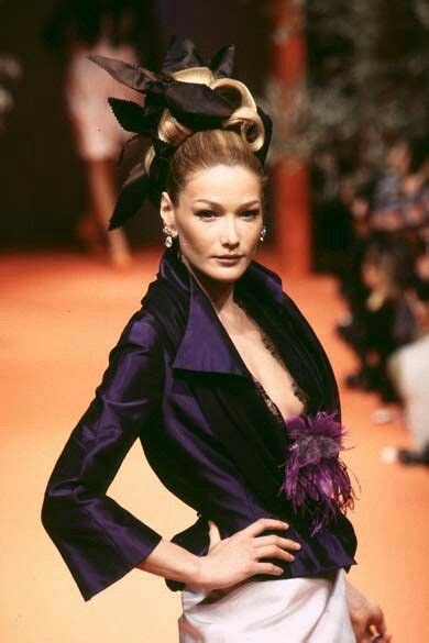 Carla Bruni Couture Runway Christian Lacroix Runway Collection Save