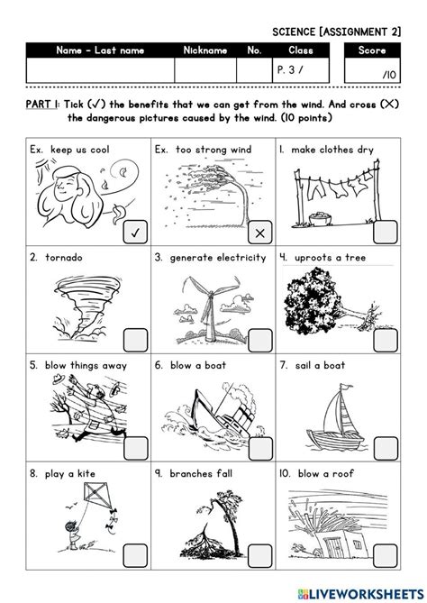 Eis P3 Science Worksheet2 Worksheet Live Worksheets Worksheets Library