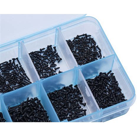 1000pcs M1 M1.4 M1.7 Miniature Self Tapping Track Screws Black Screws Mini Tiny | eBay