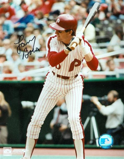 Larry Bowa Autographed X Photo Philadelphia Phillies