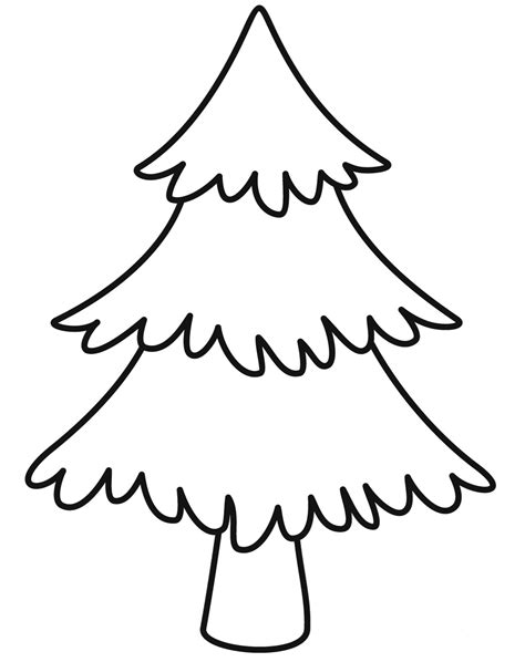 Pine Tree Coloring Page Colouringpages