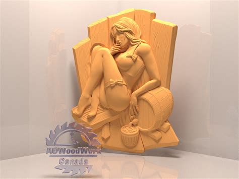 3d Naked Woman Model Sexy Girl 3D STL Model Cnc Router Engraver Artcam