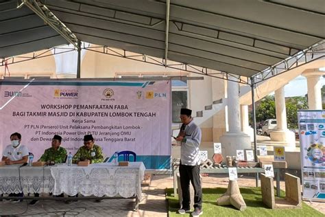 Pln Ntb Optimalkan Pemanfaatan Limbah Pltu Bangun Masjid Antara