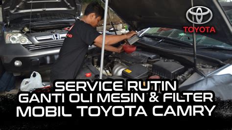 Service Rutin Ganti Oli Mesin Filter Oli Filter Udara Dan Filter AC