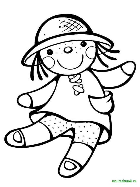 Dolls Coloring Pages