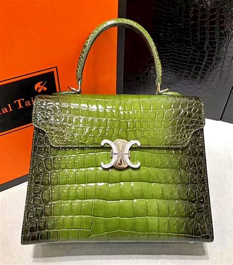 Genuine Alligator Skin Handbags For Women Womens Designer Bags