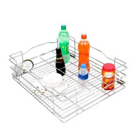 SS304 Rectangular Stainless Steel Wire Kitchen Bottle Basket Size 15