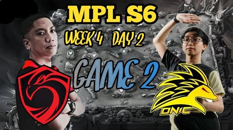 Onic Ph Vs Cignal Ultra Mpl Ph Season Game Week Day