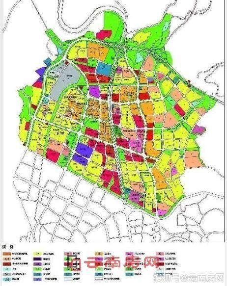 昆明西北新城控规图昆明西北新城规划图昆明西北新城大山谷图库