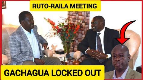 Kimeumana Gachagua Cries Foul After Being Locked Out In Ruto Raila