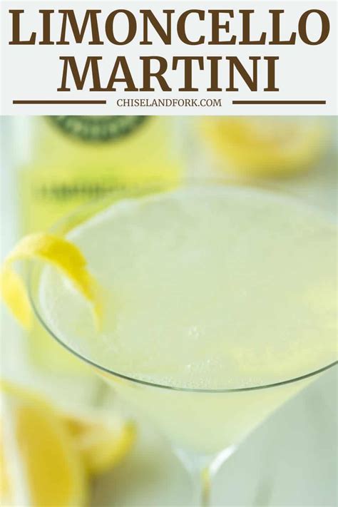 Refreshing Limoncello Martini Recipe