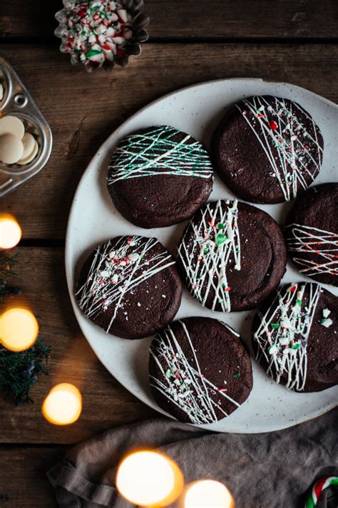 Peppermint Patty Stuffed Chocolate Cookies — The Farmer S Daughter Let S Bake Something