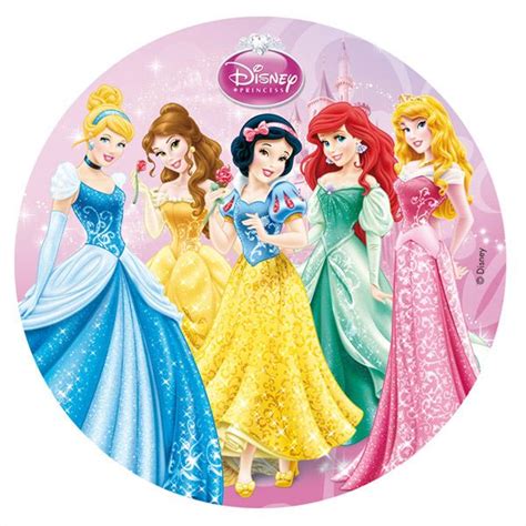 Disco Di Ostia Per Torte Da Cm Principesse Disney Su Vegaooparty