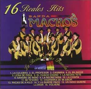 16 Reales Hits Banda Machos Amazon Es CDs Y Vinilos