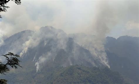 Brigadas de Veracruz y Puebla combaten incendio en Quimixtlán