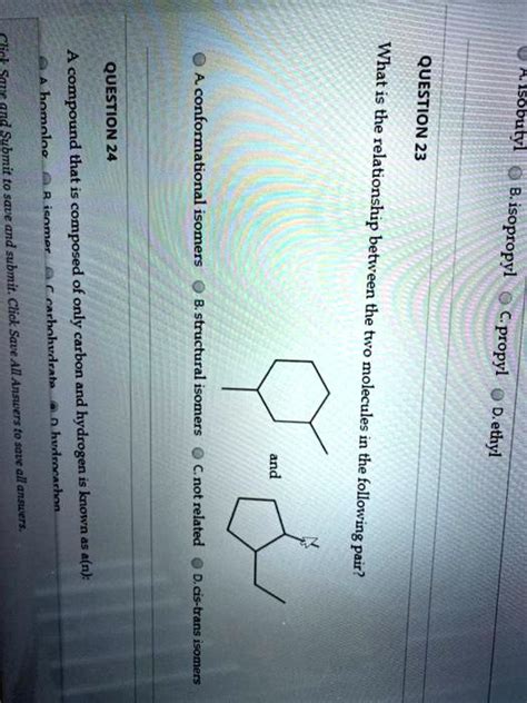 Video Solution The Question Conformational Relationship That Is