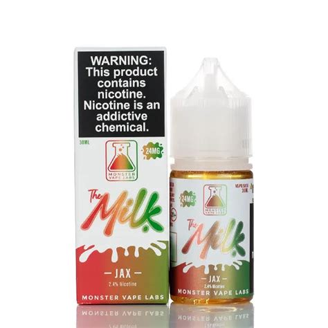 The Milk E Liquid Tfn Salts Jax 30ml E Juices Nicotine Salts