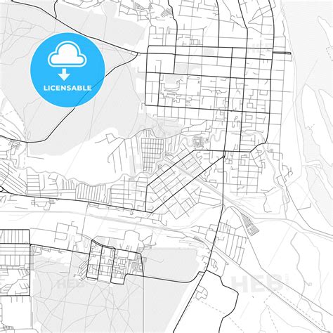 vector  map  sarapul russia hebstreits