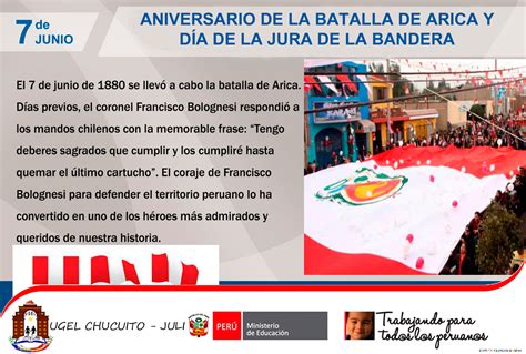 7 De Junio Aniversario De La Batalla De Arica Y La Renovación Del Juramento De Fidelidad A La