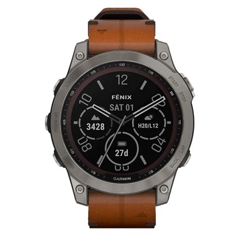 Montre Garmin Fénix 7 Sapphire Solar Titane 010 02540 31 Lepage