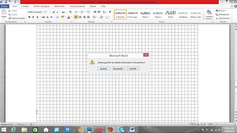 Como Quitar Y Poner La Cuadricula De Word