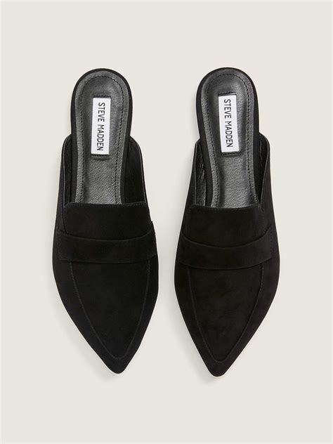 Wide-Width Pointy-Toe Suede Mules - Steve Madden | Penningtons