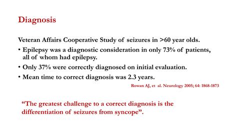 Epilepsy in the elderly | PPTX