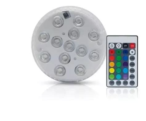 Luminaria De Led Flotante Pileta Jacuzzi Rgb Control Remoto