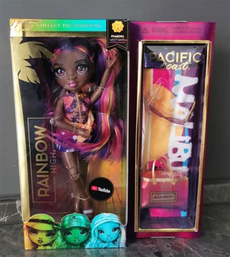 RAINBOW HIGH PACIFIC Coast Phaedra Westward Fashion Doll Bambola