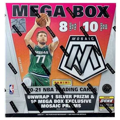 PANINI Mosaic NBA 2020 2021 MEGA Box Big Shot S Cards Collectibles